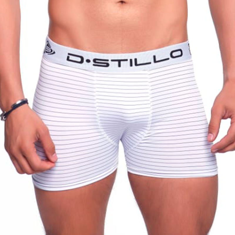 Cueca Boxer Microfibra Risca de Giz