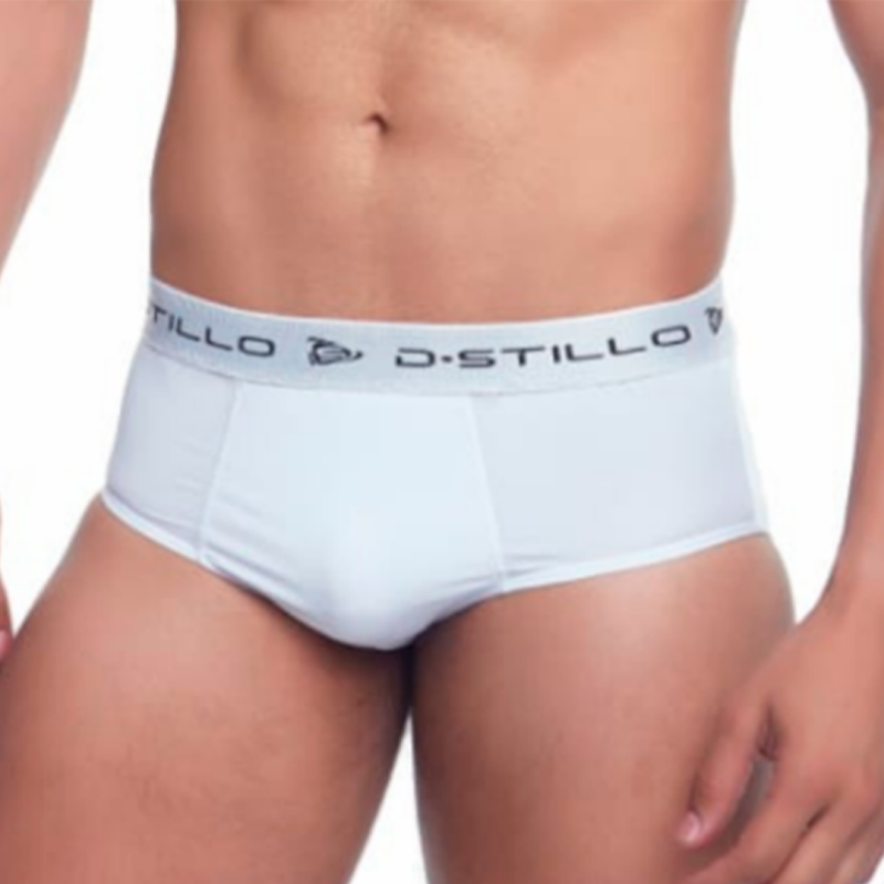 Cueca Slip Microfibra Elástico Exposto