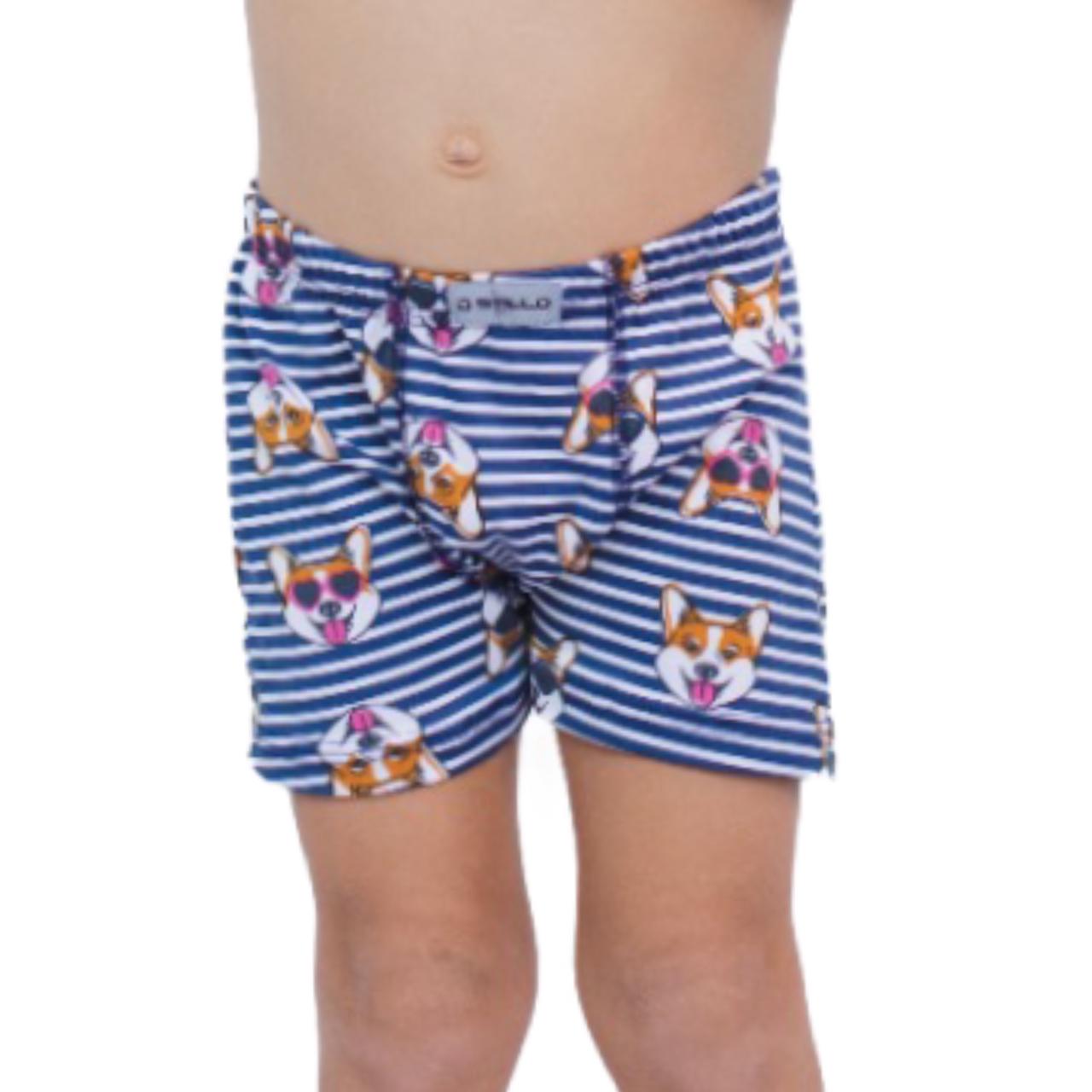 Cueca Boxer Microfibra Estampada